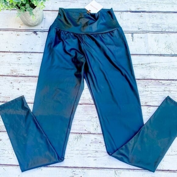 DailyLook High Waisted Black Vegan Leather Legging - Picture 1 of 3